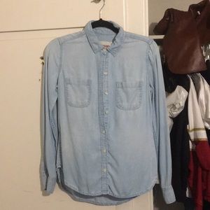 Jean button up